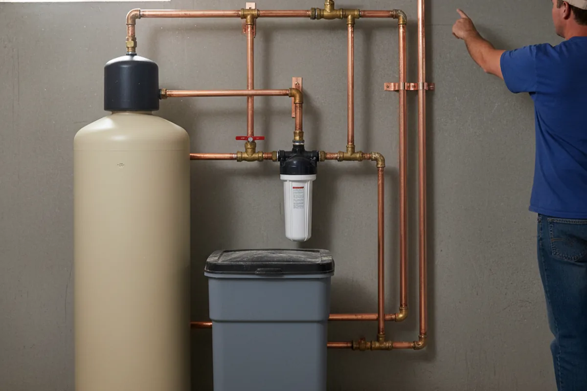 Whole-house water treatment system installed in Freeland